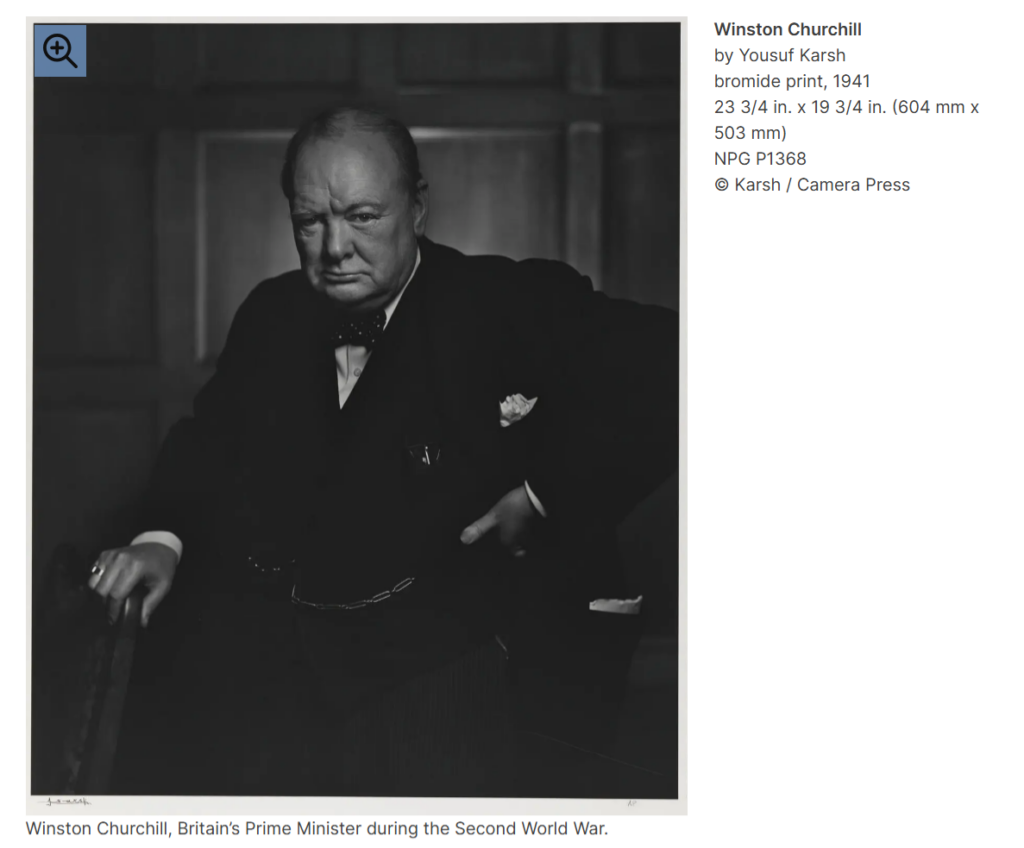 Winston Churchill, Britain’s Prime Minister during the Second World War.