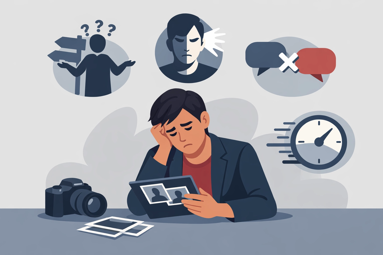 “Fui para um ensaio e odiei as fotos. O que pode ter dado errado?”